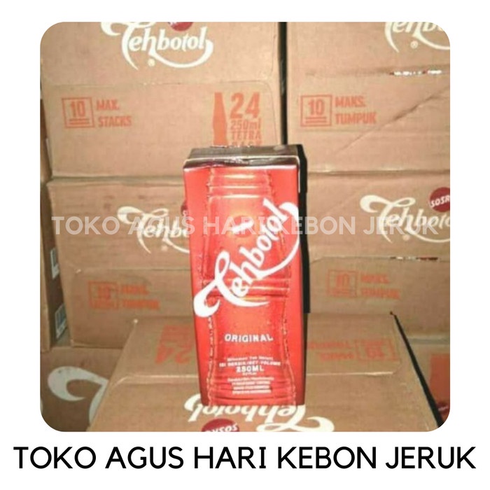 

BAYAR DITEMPAT TEH BOTOL SOSRO KOTAK 250 ML, 1 dus isi 24 kotak teh kemasan /TEH DIET/TEH