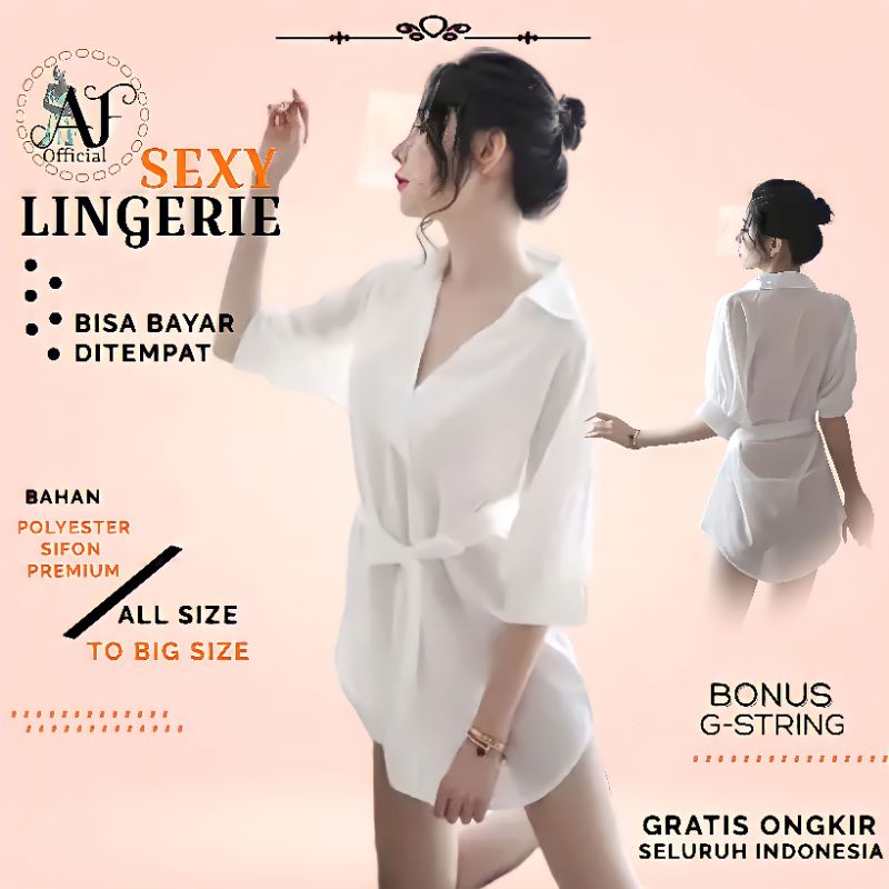 Pakaian sexy wanita / Pakaian tidur sexy transparan Q5