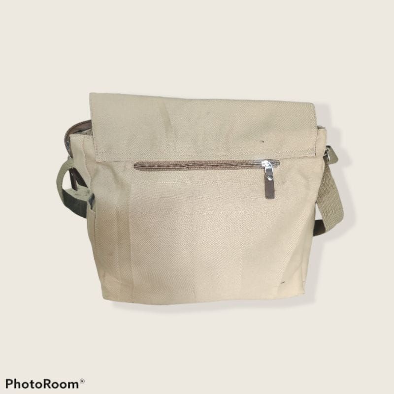 Tas selempang Braun fox kanvas pria wanita - ORI