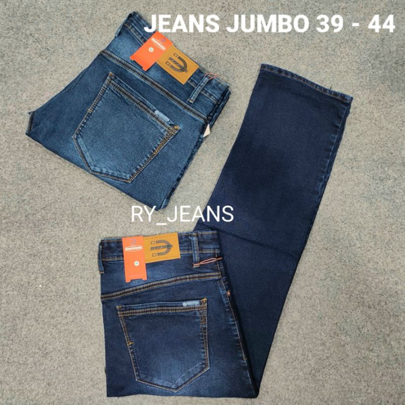 celana jumbo jeans jumbo pria jeans street melar celana big size dodickiesa