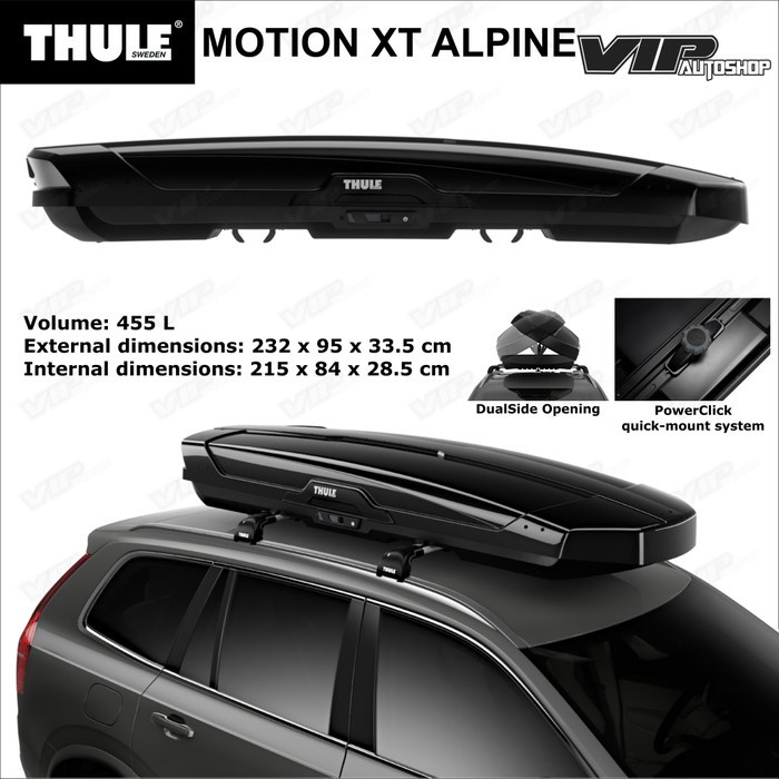 Roofbox Roof Box THULE Original MOTION XT Alpine Rack Bagasi Slim