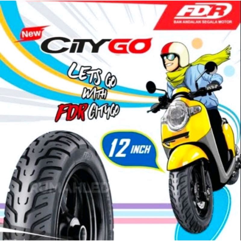 Ban Belakang Scoopy Roda Belakang Scoopy Ring 12 FDR 110/90.12