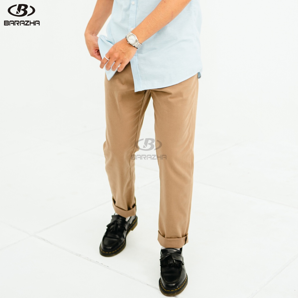 Celana Chino Panjang Regular Non Stretch Barazha