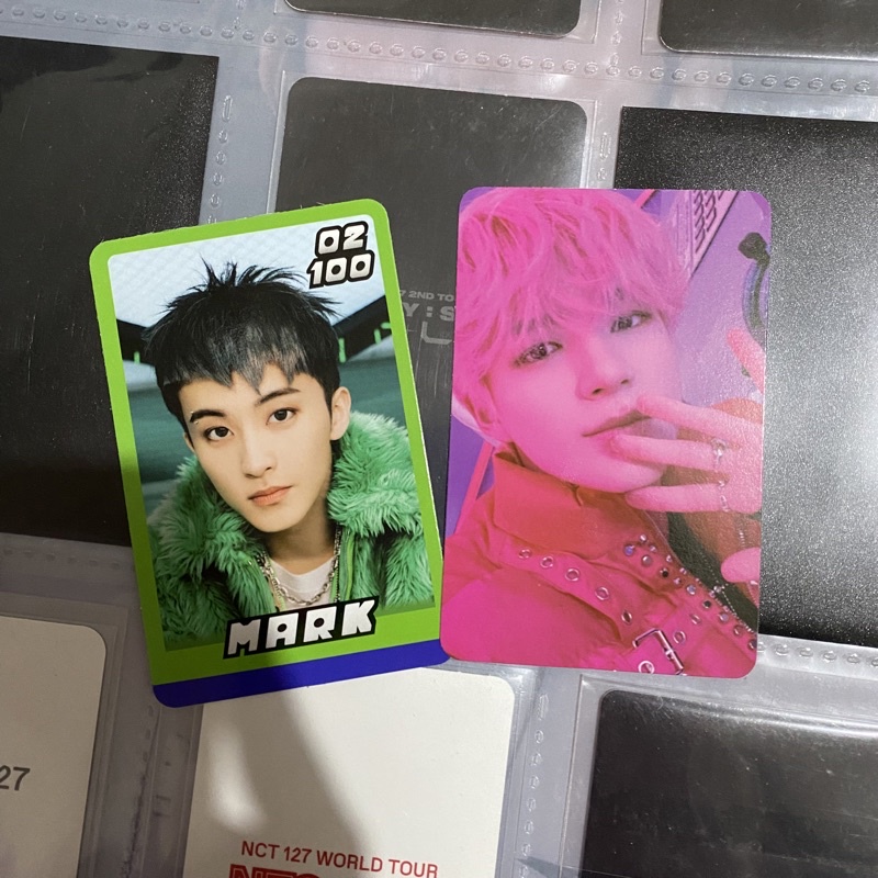 Trading Card Glitch Mode Jeno & Concept Mark