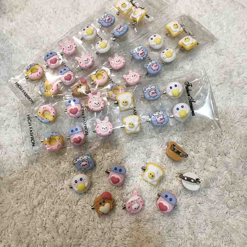 1 Pcs Bros Lucu Kreatif Kartun Akrilik Astronot Bros Gadis Aksesoris Tas Pakaian Liontin Pin anak