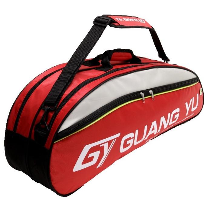 Tas raket Badminton merk Guang Yu 2 ruang 100% Ori