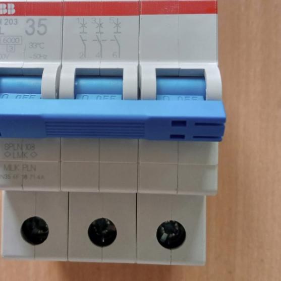 MCB 10A 16A 20A 25A 50A 63A CL 6kA - Brand ABB - 6A