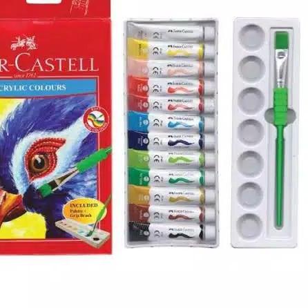 

Faber Castell Acrylic Colour Tube set 12 / Cat Akrilik
