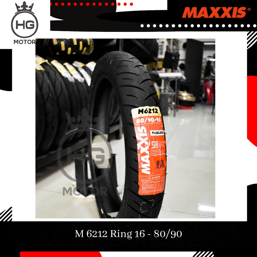 Ban Maxxis Ring 16 M6212 80/90-16 Motor Skywave Hayate Nouvo Ring 16