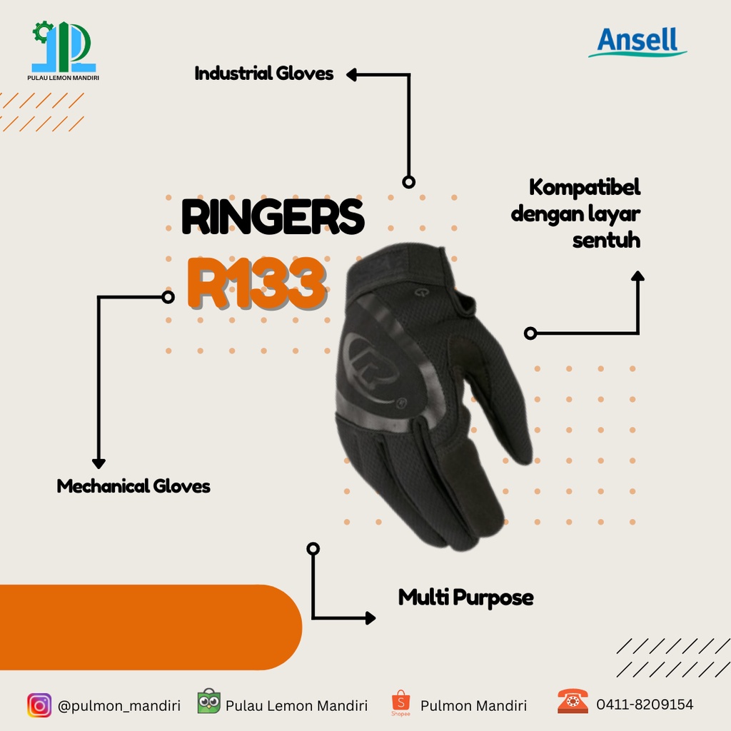 SARUNG TANGAN ANSELL RINGERS R133