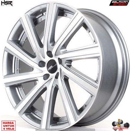 VELG MOBIL RACING RING 22 HSR CIAO PCD 5X114,3 UNTUK CRV MAZDA CX5 XTRAIL