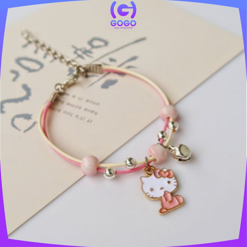 GOGO-K75 Gelang Wanita Karakter Gelang Persahabatan Tali Bracelet Korea Motif Kartun Fashion Gelang Tali Korea