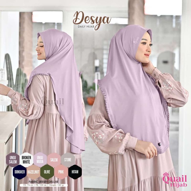 Jilbab Instan Quail Model DESYA