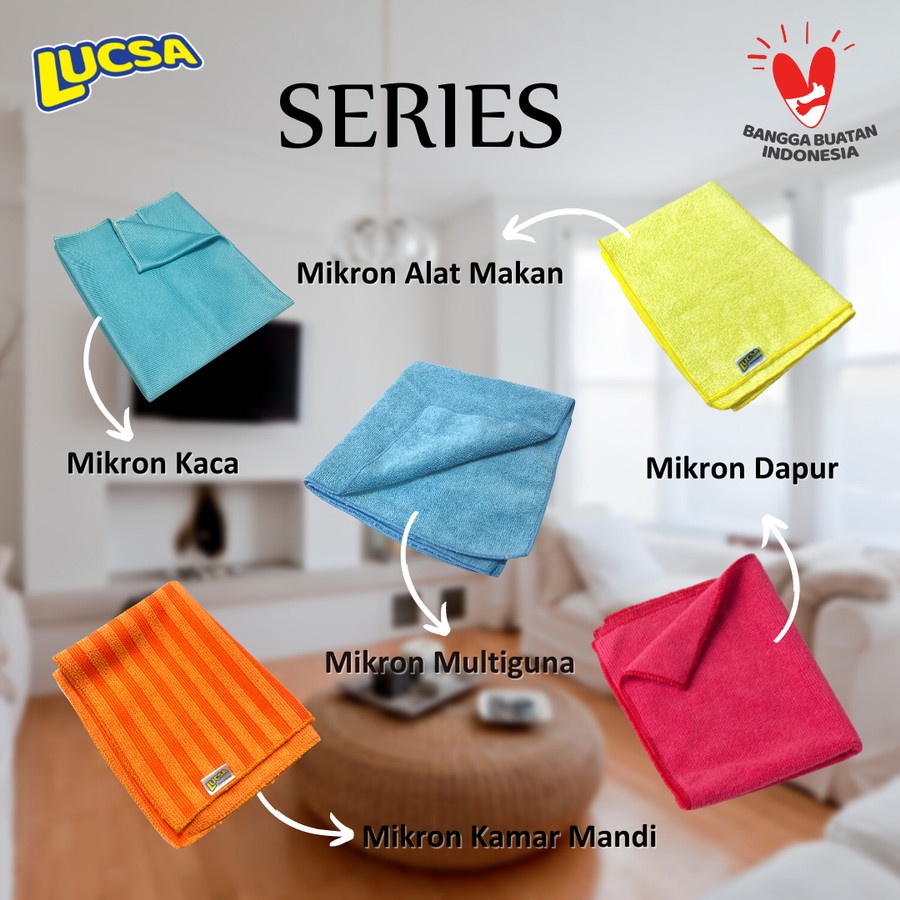 LUCSA Kain Serat Mikron 30 x 40 cm