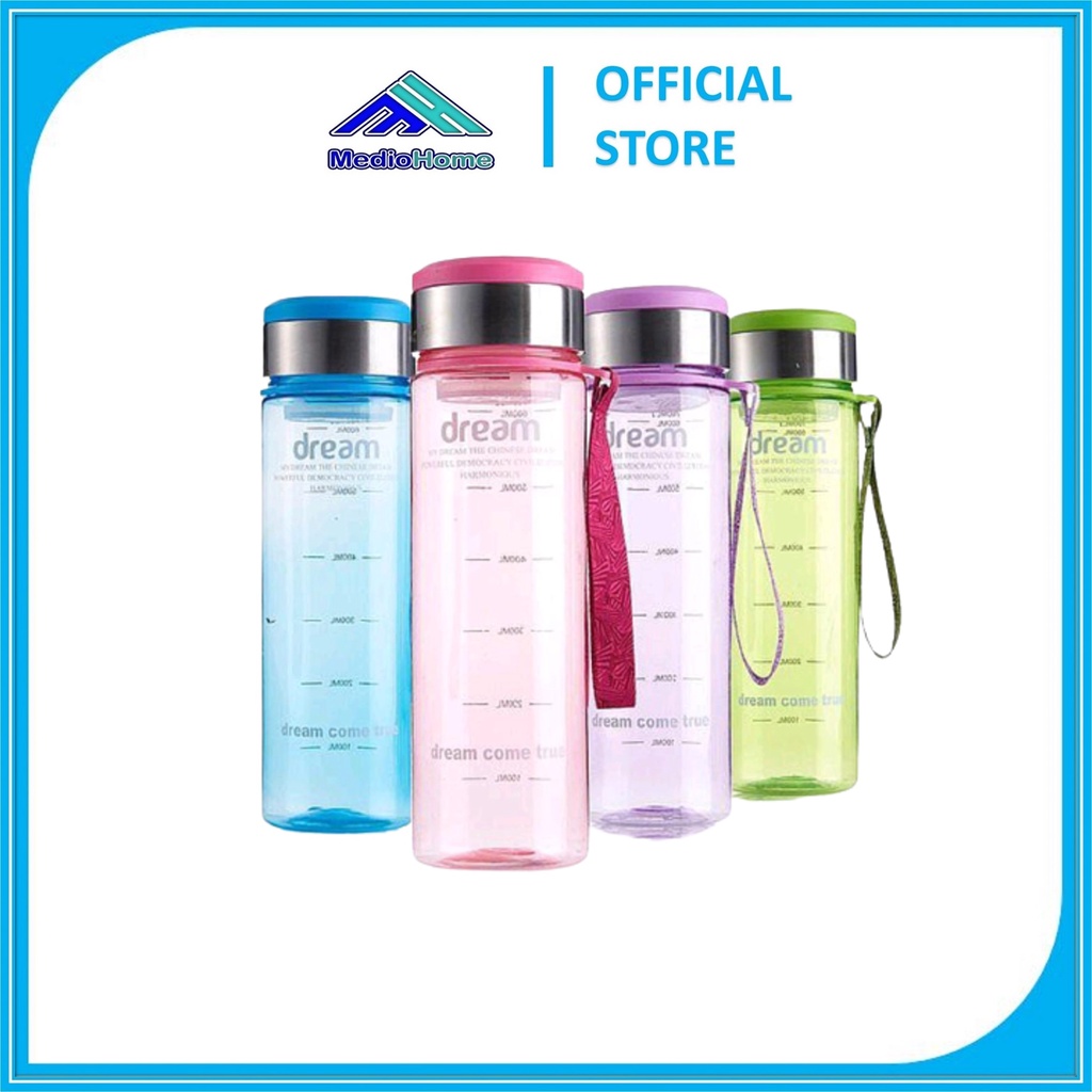 MEDIOHOME Botol Minum My Dream My Bottle Dream Infused Water 1000ml 1 Liter -MH1334