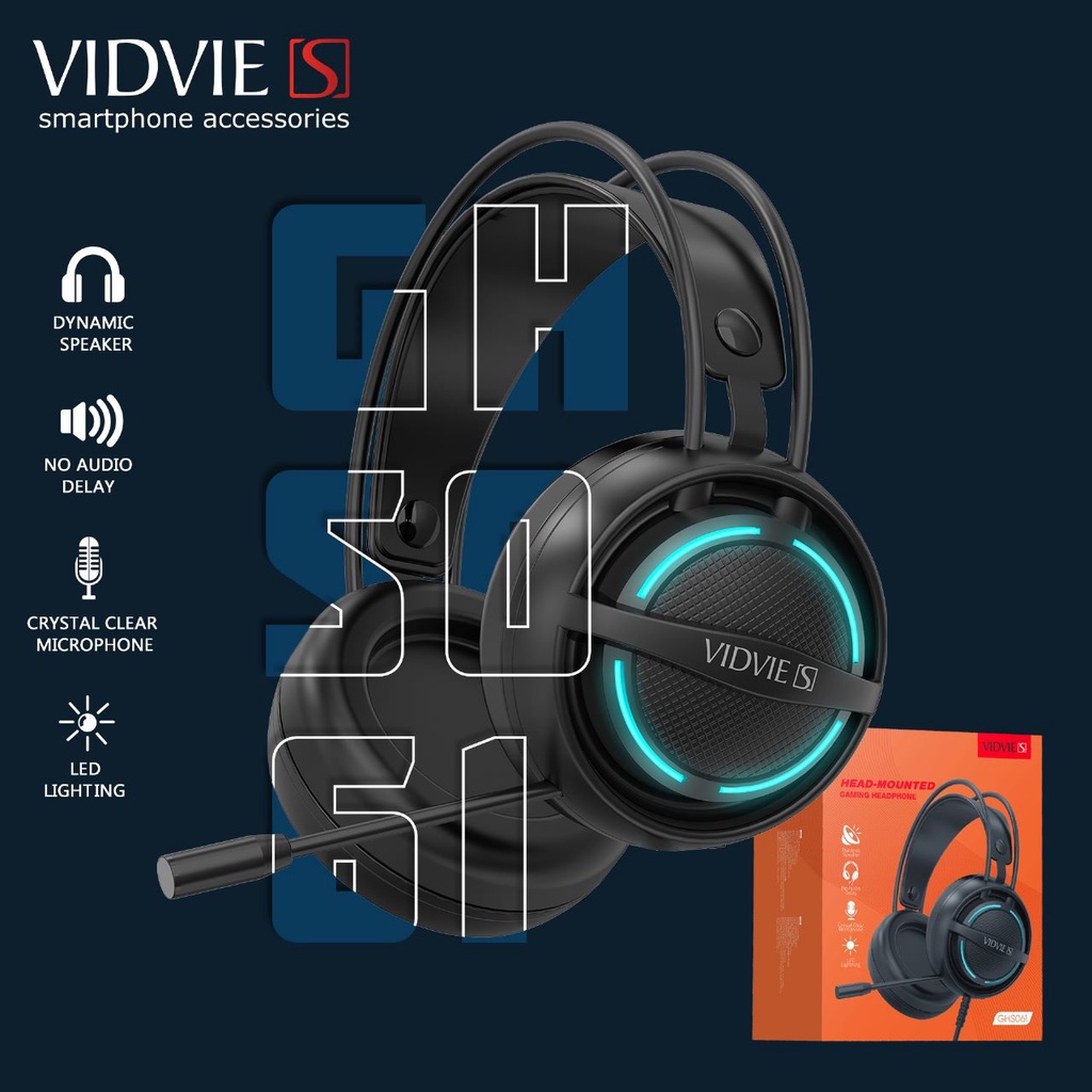 VIDVIE'S GAMING HEADPHONE GHS061 SERIES