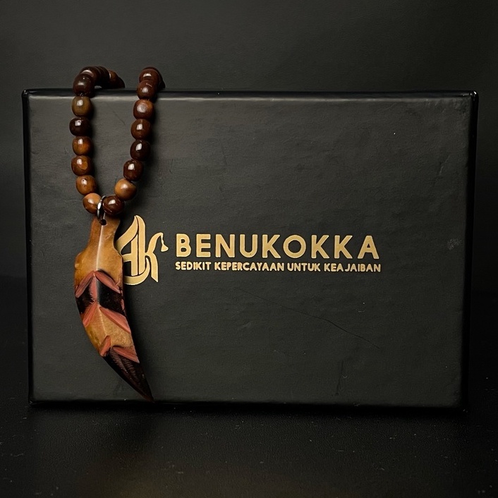 Kalung Kokka Turki BENUKOKKA  Original Kaoka model Daun BERGARANSI SELAMANYA