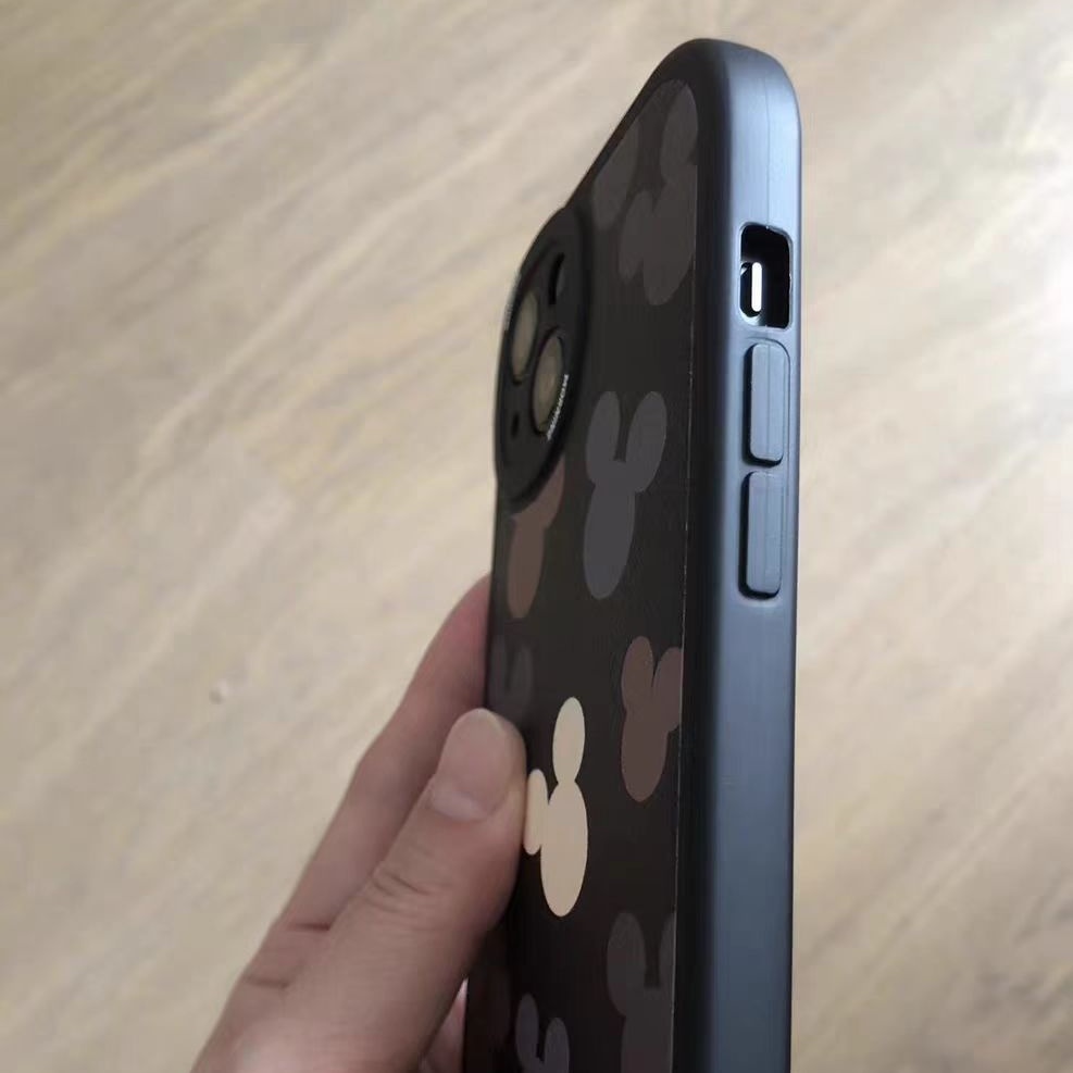 Ins Soft Case TPU Motif Mickey Mouse Untuk iPhone 14 14pro 14Plus 14prm 13pro 13pro 11 7Plus 8Plus Xr XS 12pro Max