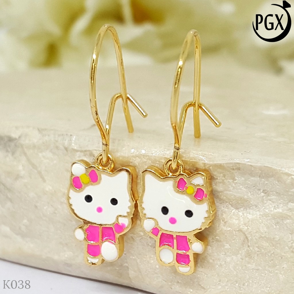 PGX Anting Anak Xuping Aksesoris Perhiasan Lapis Emas Premium - K038