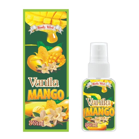 GEN - Parfum Body Mist Vanila Mango 30ml Premium / Body Mist Vanila Mango 30ml / Parfum Vanila Mango 30ml Best Seller