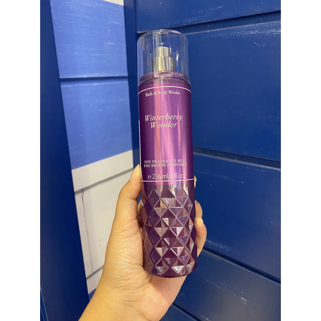 PARFUM BBW WINTERBERRY WONDER BATH AND BODY WORKS FRAGRANCE MIST 236ml ORIGINAL SALE