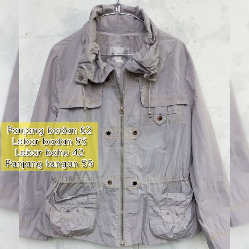 Jaket Parka Silver Preloved
