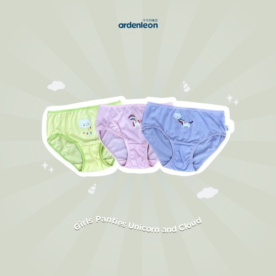 Ardenleon Girls Panties Cloud Unicorn | Celana Dalam Anak