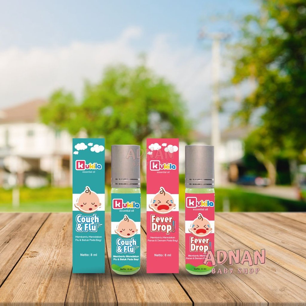 Kukila Essentials Oil obat flu untuk bayi obat demam bayi Baby 0 - 3 years Cough Flu / Fever Drop Ob