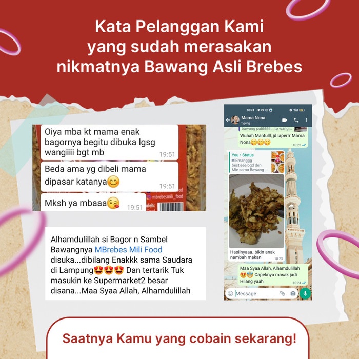 

Bawang Goreng Original mBrebes Mili 250g