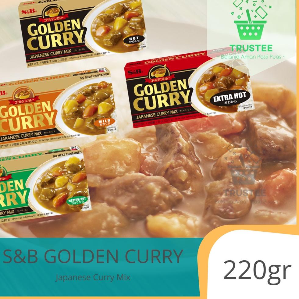 

ㆅ S&B Golden Curry Sauce Mix 220gr / Bumbu dapur saus kari kare import impor jepang ㅜ