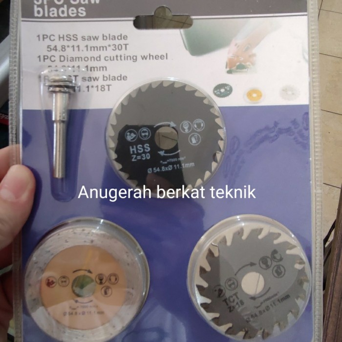 [READY] Mini Circular Saw Set Die Grinder Cuner Tuner Mata Gergaji Potong / Perlengkapan Rumah Tangg