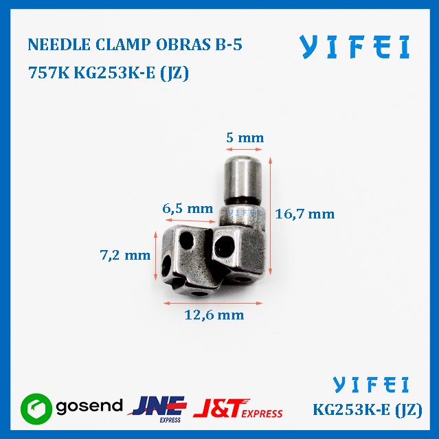 NEEDLE CLAMP OBRAS B-5 757K/988/EX 277027 YIFEI-KG253K-E (JZ)