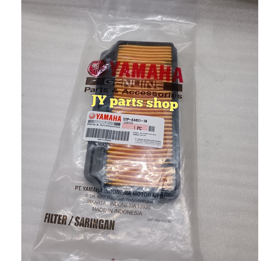 FILTER SARINGAN UDARA VEGA R NEW JUPITER Z 110 BURHAN ORIGINAL YGP 5TP-E4451-10