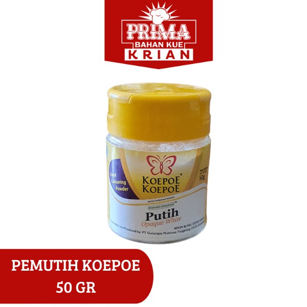 

PEMUTIH KOEPOE 50 GR -PEMUTIH MAKANAN-KUE-CAKE