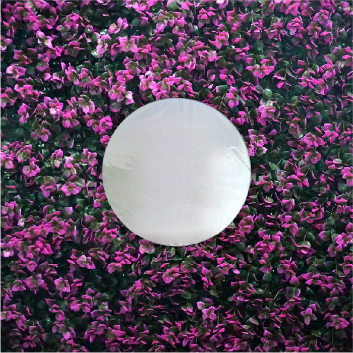 Tatakan Kue 22 x 22 cm Kotak dan Bulat Silver - Alas Kue Tart