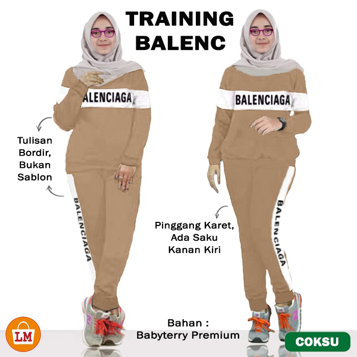 Setelan Olahraga, Senam, Training Wanita Terbaru Termurah Terlaris LMS 04056-04160-04264