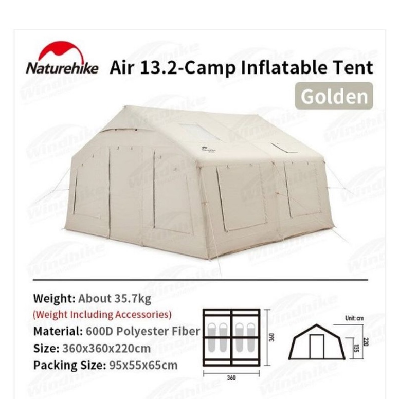 TENDA INFLATABLE AIR 13.2 NATUREHIKE NH22ZP014 []
