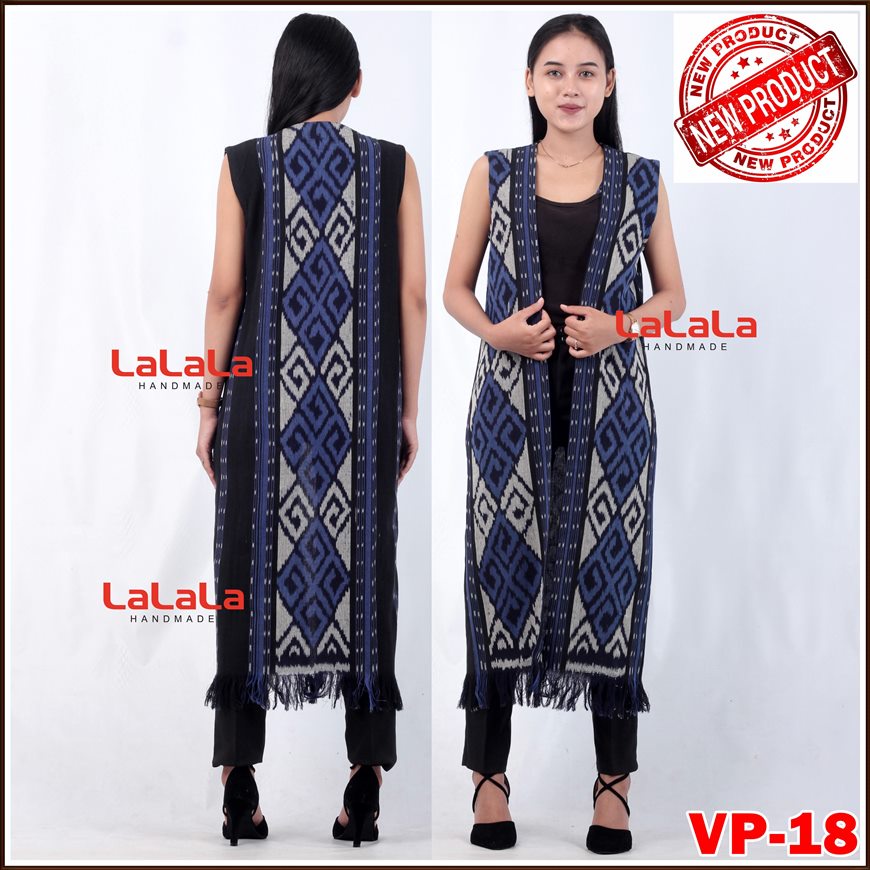 Baju Atasan Outer Cardigan Tenun Etnik Motif Toraja Papua Kalimantan Sumba Lombok Bali Best Quality