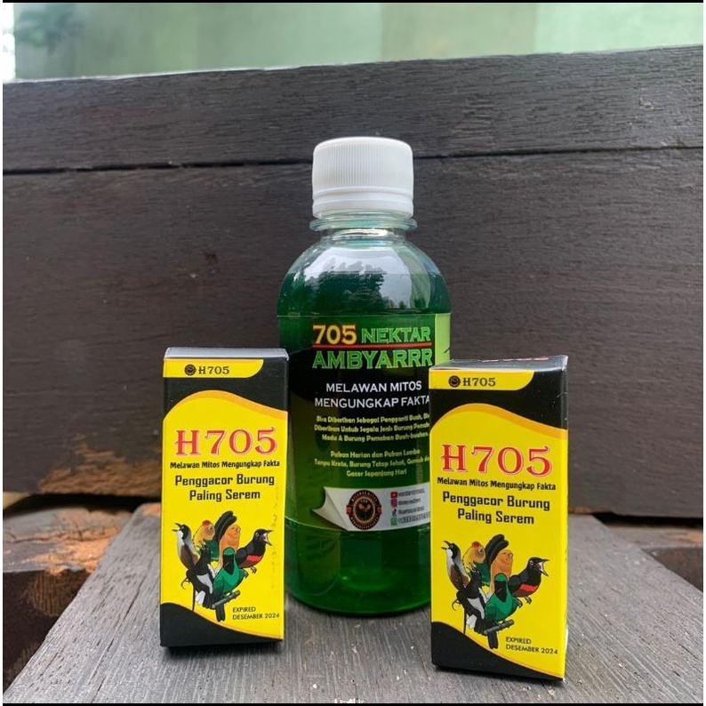 PAKET BUNDLING 1 H705 + 1 H705 , FREE 1 BOTOL 705 NEKTAR KOLIBRI