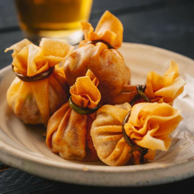 Kulit Kembang Tahu / Kulit Tahu Elastis Import Penang Cap Bunga Merah - 75 Gram Keto Friendly Export Quality Cocok Untuk Dimsum Kekian Hekeng Kekian Ekkado Money Bag / Sup Bebas Pengawet Tinggi Gizi