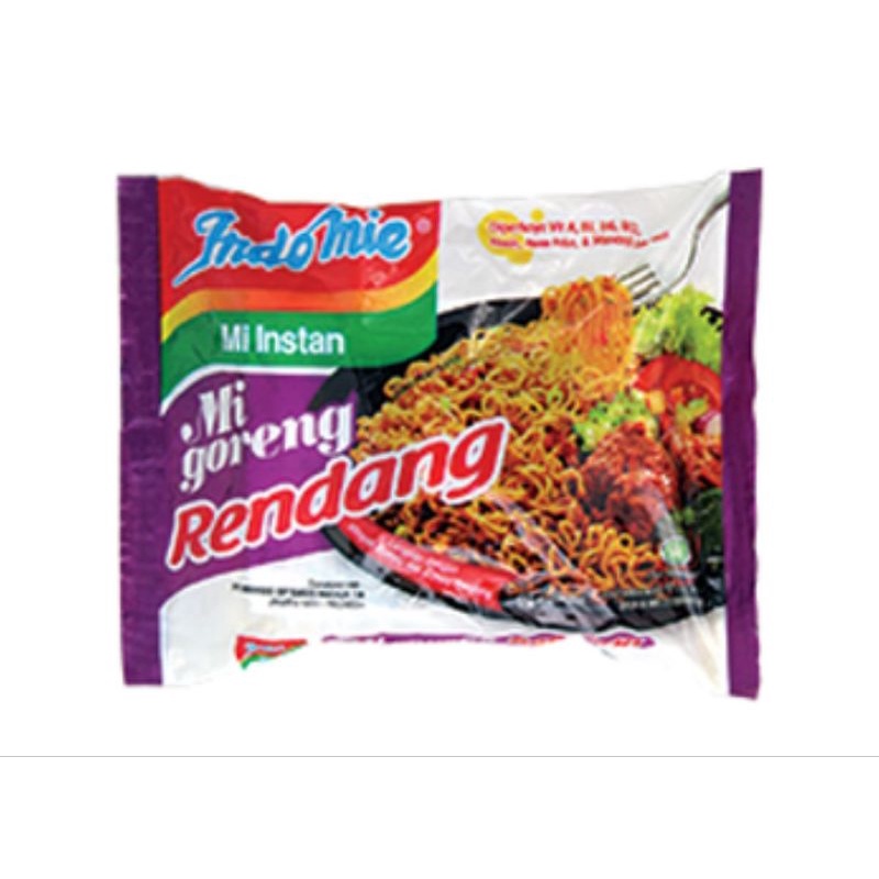 

( SATUAN ) INDOMIE MIE GORENG RENDANG 91gr isi 1( SATU ) PCS