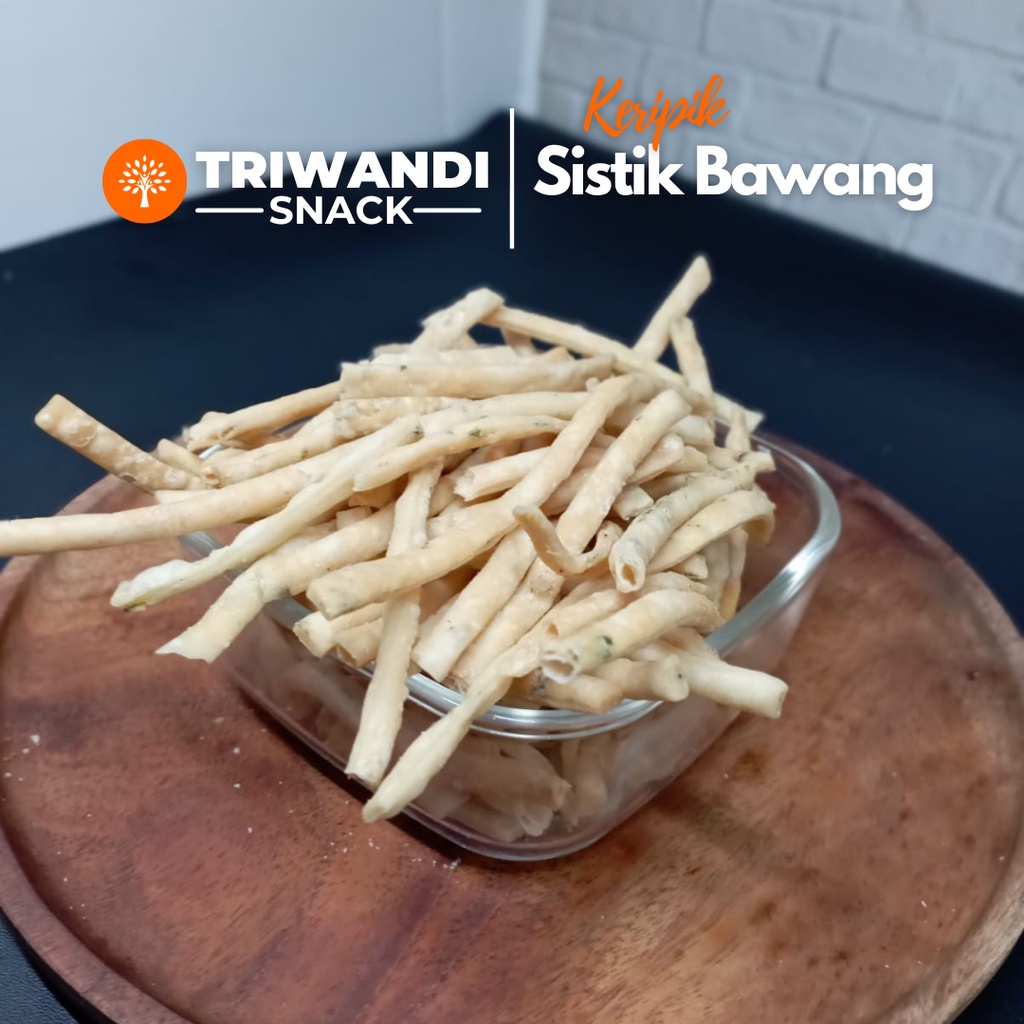 

Sistik bawang cemilan kemasan 100 - 250 gr TRIWANDI SNACK oleh oleh bandung