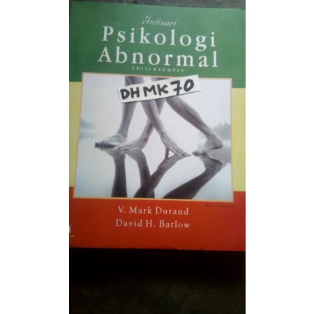 intisari Psikologi abnormal jilid 2 terjemah dari essentials of abnormal Psychology thomson wadswort