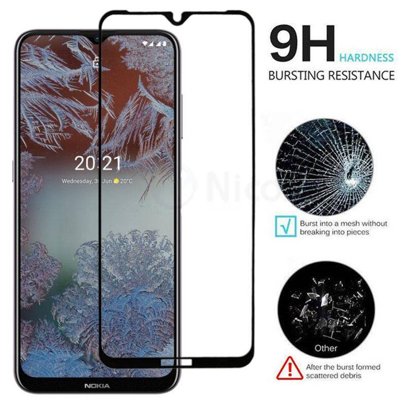 Pelindung Layar Tempered Glass 9H Full Cover Untuk Nokia G10 G20