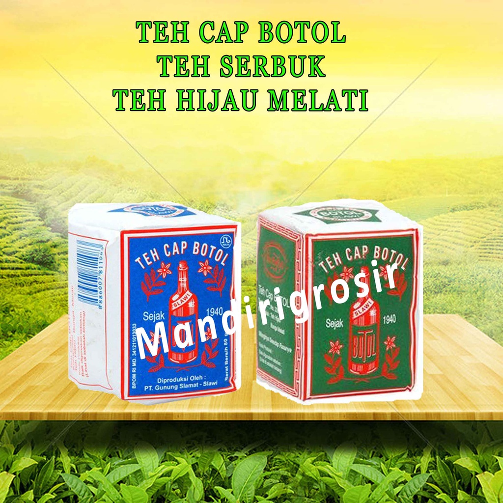 Teh Hijau Wangi Melati * Teh Cap Botol * Teh Serbuk * 40g