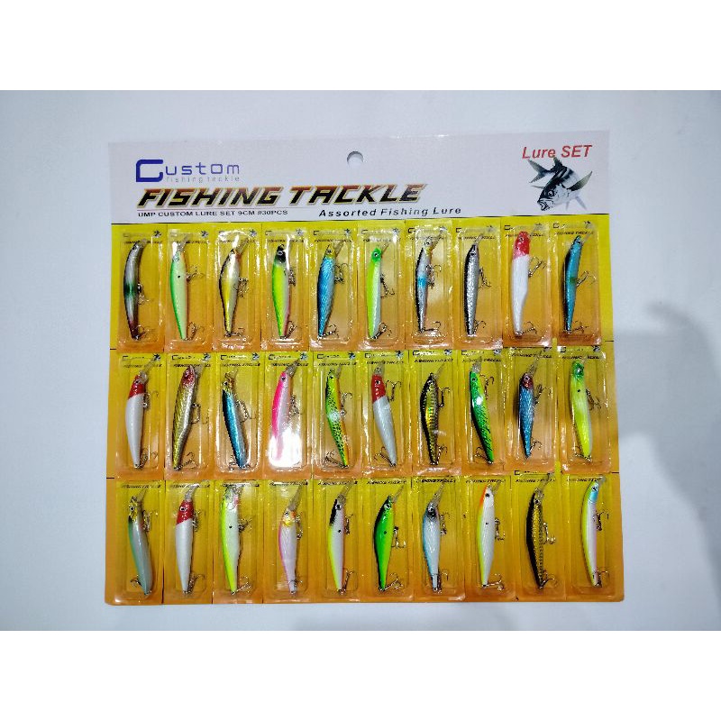 UMPAN PANCING MINNOW CUSTOM LURE SET HARGA PER/PCS