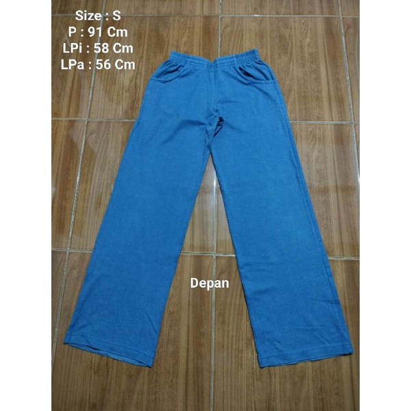 Preloved Celana Olahraga OPELON Biru Muda (S)