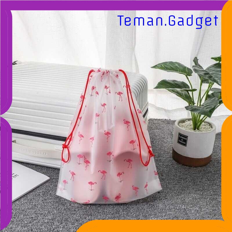 TG-TRV Kantong Pouch Plastik Serut Organizer Drawstring Bag Size XL 30x35cm - VB-71
