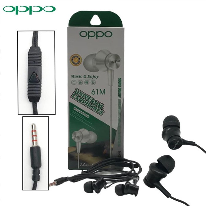 HEADSET - EARPHONE - HANDSFREE OPPO TIPE 61M