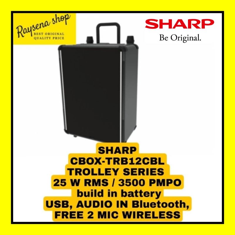 SHARP CBOX TRB12CBL Speaker bluetooth karaoke